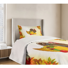 Cornucopia and Poultry Bedspread Set