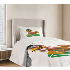 American Football Bird Bedspread Set