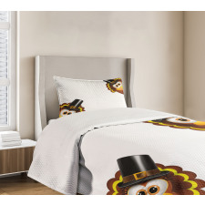 Funny Poultry Animal Bedspread Set