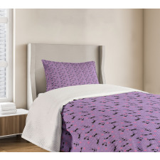 Funky Funny Romantic Hearts Bedspread Set