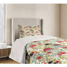 Dogrose and Amantia Bedspread Set