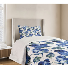 Roses with Leaves Bedspread Set