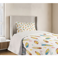 Colorful Letters Bedspread Set