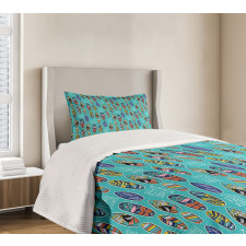 Aloha Hawaii Ocean Bedspread Set