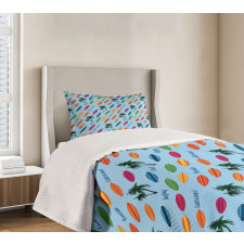 Exotic Hawaii Sports Bedspread Set