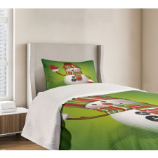 3D Traditional Mascot Bedspread Set