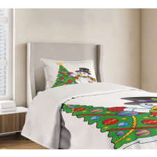 Xmas Tree Winter Bedspread Set