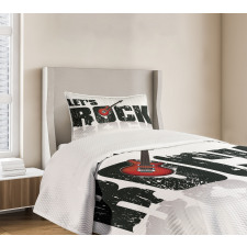 Let's Rock Grunge Fun Bedspread Set