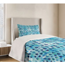 Waterdrops Quirky Bedspread Set