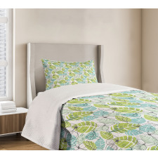 Ornate Doodle Birds Bedspread Set