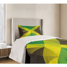 Triangle Polygon Flag Bedspread Set