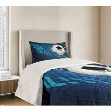 Abstract Goal Pattern Bedspread Set