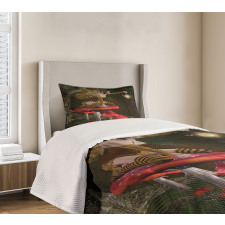Mythical Fairy Mushroom Bedspread Set