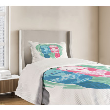 Semiaquatic Animal Bedspread Set