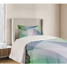 Futuristic Shapes Bedspread Set