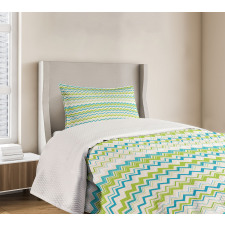 Chevron Order Design Bedspread Set