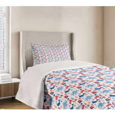 Animal Pattern Shell Bedspread Set