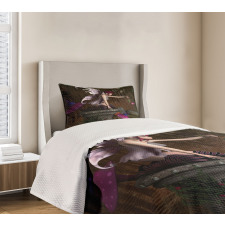 Mythical Creature Forest Bedspread Set
