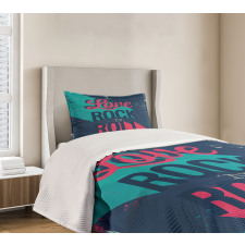 I Love Rock 'n' Roll Bedspread Set