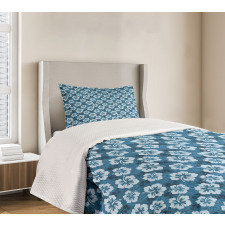 Exotic Hawaiian Hibiscus Bedspread Set