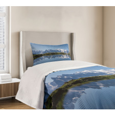 Mont Blanc Alps France Bedspread Set