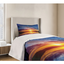 Dreamy Sunset Scenery Bedspread Set