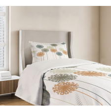 Meadow in Summer Season Bedspread Set