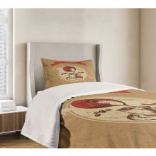 Milky Taste Vintage Look Bedspread Set