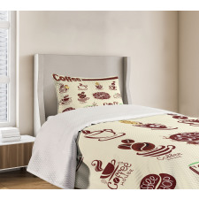 Abstract Elements Design Bedspread Set