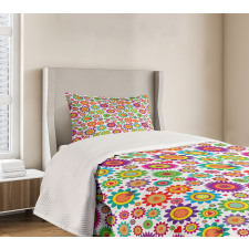 Colorful Camomiles Bedspread Set