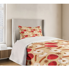 Star Anise Cinnamon Drink Bedspread Set