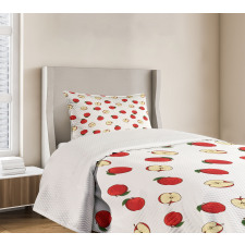 Vibrant Fruit Slices Bedspread Set