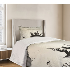 Modern Scenery Bedspread Set