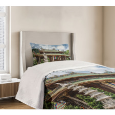 Putuo Building Photo Asia Bedspread Set