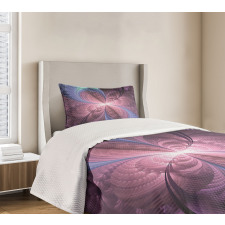Floral Vortex Design Bedspread Set