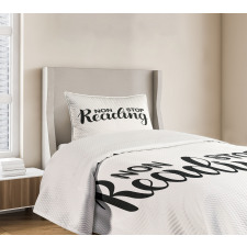 Non Stop Reading Theme Bedspread Set