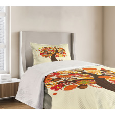 Abstract Tree Bedspread Set