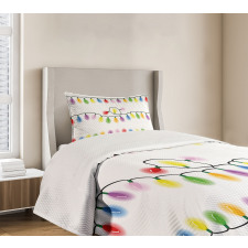 Vibrant Party Colors Bedspread Set