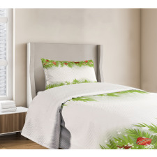 Coniferous Noel Tree Bedspread Set