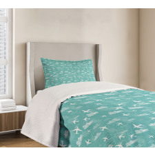 Disoriented Jet Flight Bedspread Set