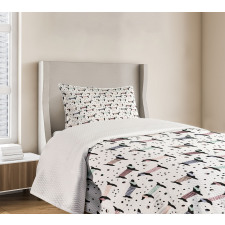 Dachshund Puppies Bedspread Set