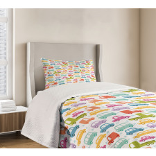 Colorful Drive Bedspread Set