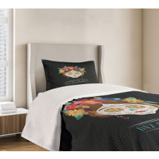 Hispanic Makeup Bedspread Set