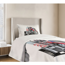 American Flag Motif Hood Bedspread Set