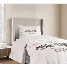 Donut and Hearts Bedspread Set