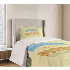 Vanilla Cookies Bedspread Set