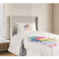 Ice Cream Doodle Bedspread Set