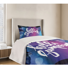 Vivid Night Palms Bedspread Set