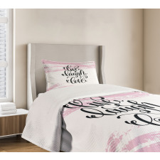 Abstract Pink Tone Bedspread Set