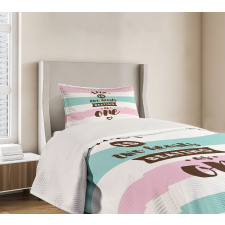 Retro Style Pastel Bedspread Set